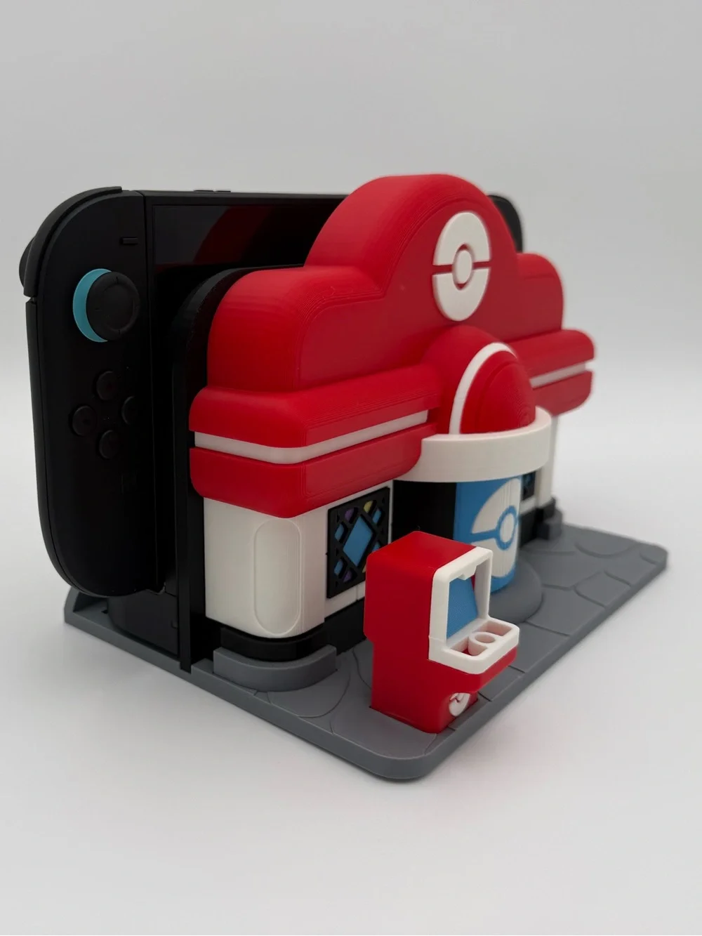 Pokopia Inspired Rocky Ridges Pokemon Center Switch 2 Dock cover 3D Printed